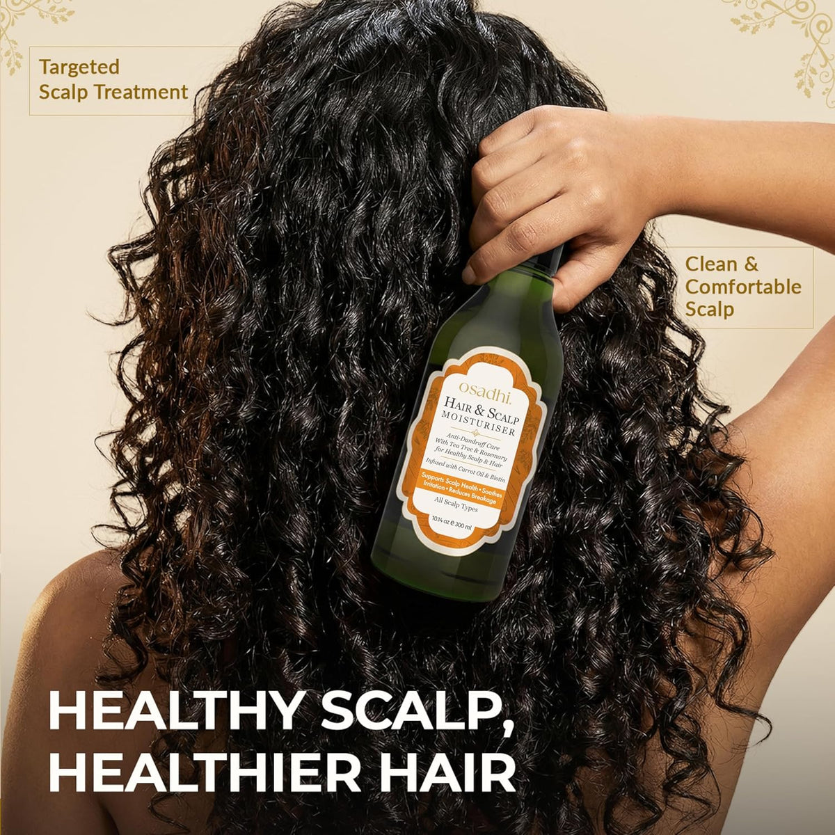 Hair & Scalp Moisturiser with Rosemary for Dandruff & Dry Scalp