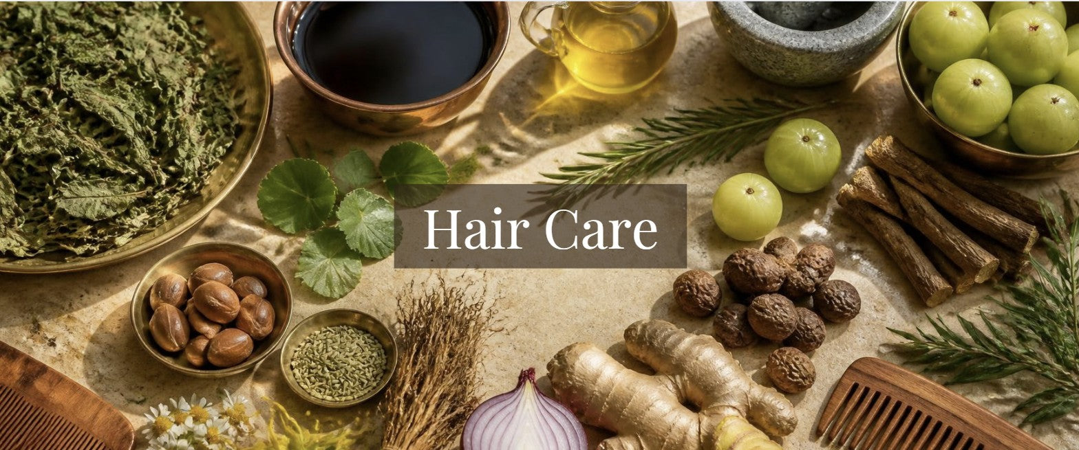 Osadhi hair care: amla, onion, rosemary, ginger and herbs