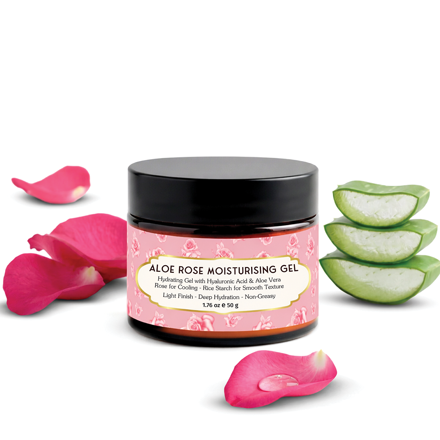 Aloe Rose Moisturizing Gel – Refresh, Hydrate & Soothe