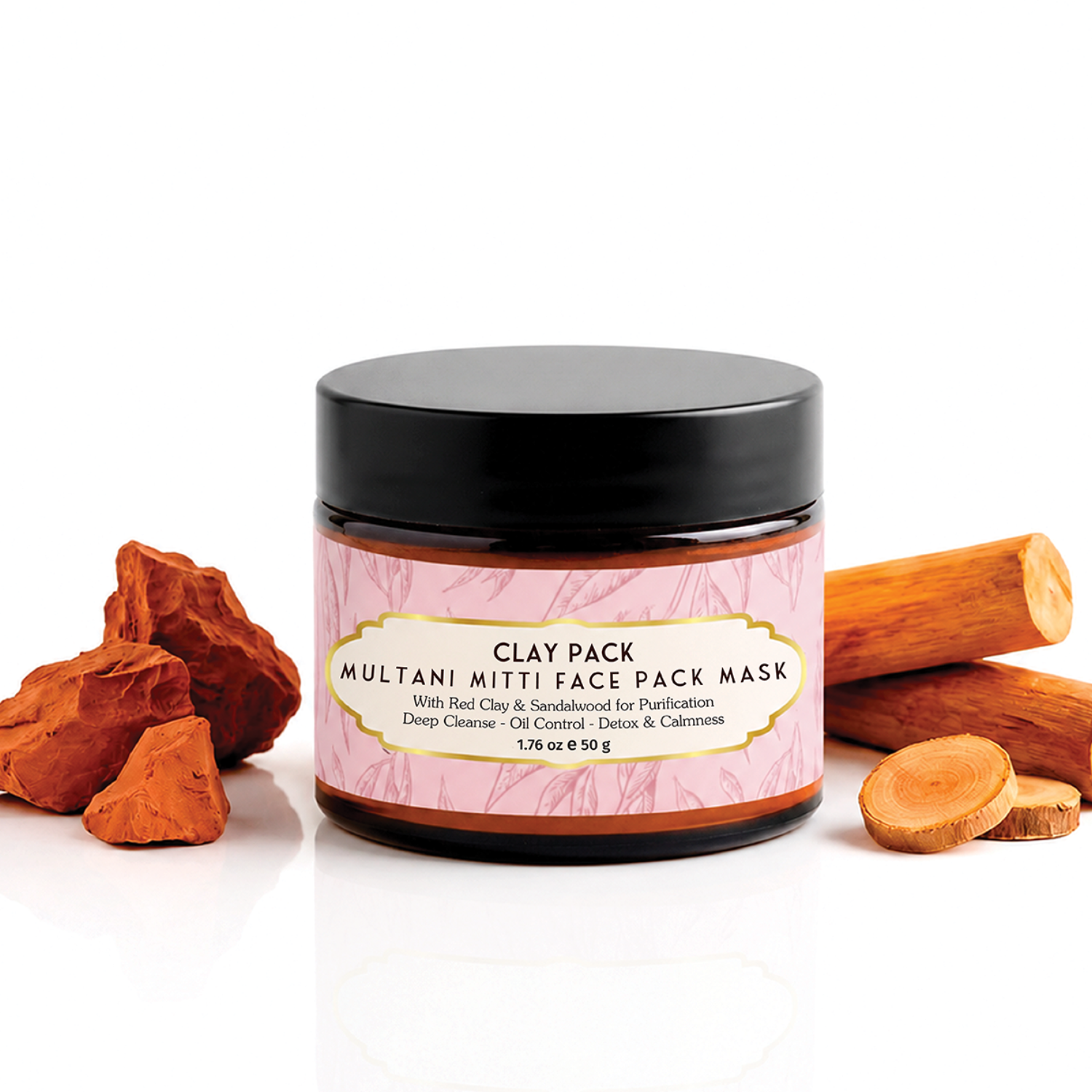 Multani Mitti & Red Clay Face Pack for Oily & Acne Prone Skin