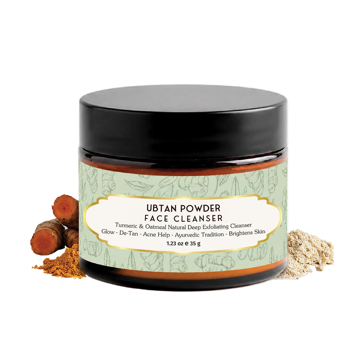 Ubtan Face Pack Powder for Tan Removal with Turmeric & Oatmeal