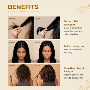 Onion & Ginger Hair Shampoo – Hair Fall Control & Strengthening 100ML