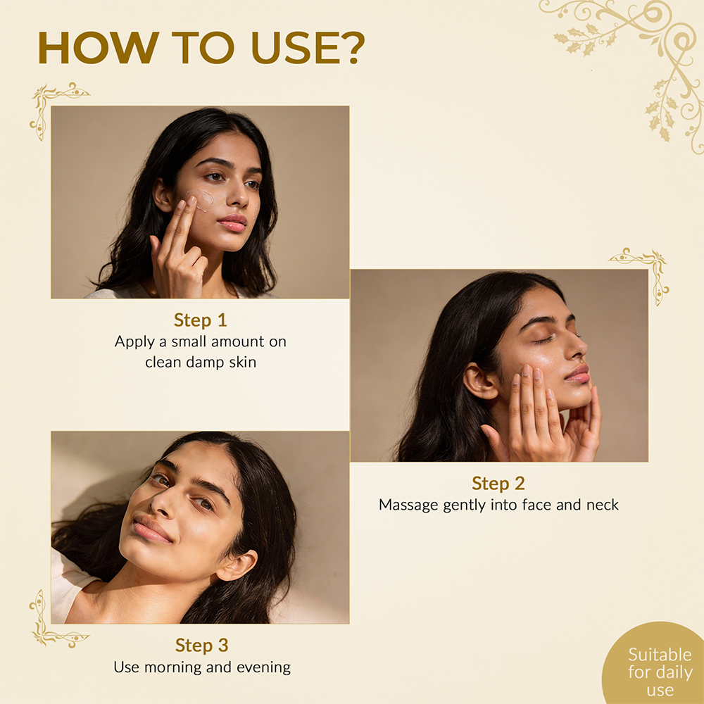 Aloe Vera &amp; Rose Moisturising Gel for Face with Hyaluronic Acid