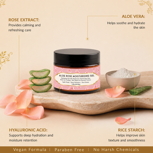 Aloe Rose Moisturizing Gel – Refresh, Hydrate & Soothe