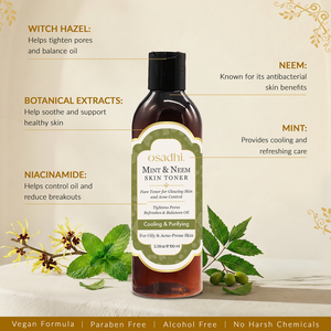 Mint & Neem Skin Toner – Oil Control & Hydration | 100 ml