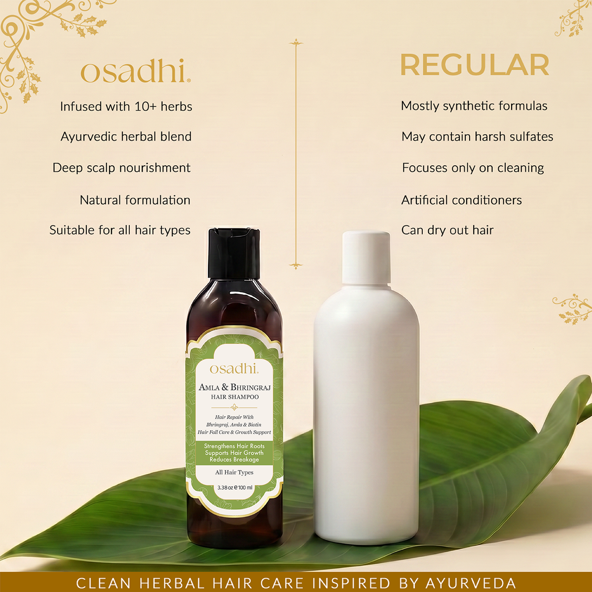 Osadhi Amla and Bhringraj Hair Repair Shampoo 100ml