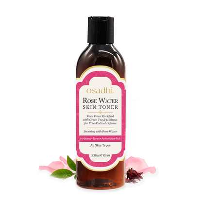Osadhi Rose Water Face Toner 100ml travel size