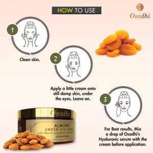 Almond Under Eye Cream - Brightening & Dark Circle Care