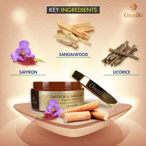 Saffron & Sandalwood Face Cream – Anti-Aging Radiance