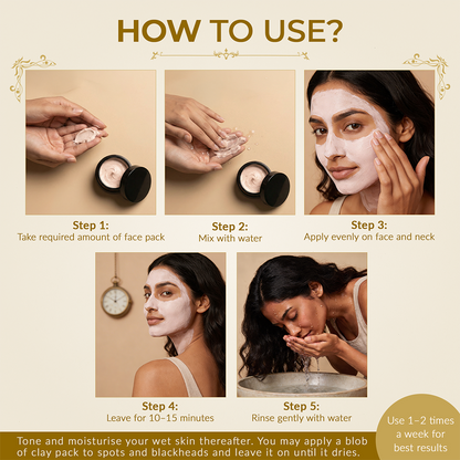 Multani Mitti &amp; Red Clay Face Pack for Oily &amp; Acne Prone Skin