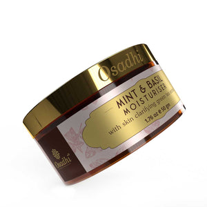 Mint & Basil Moisturiser – Lightweight Hydration for Oily, Acne-Prone Skin