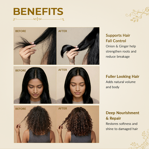 Onion & Ginger Hair Shampoo – Hair Fall Control & Strengthening