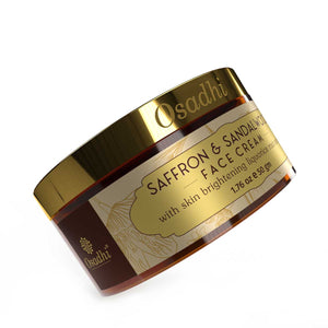 Saffron & Sandalwood Face Cream – Anti-Aging Radiance
